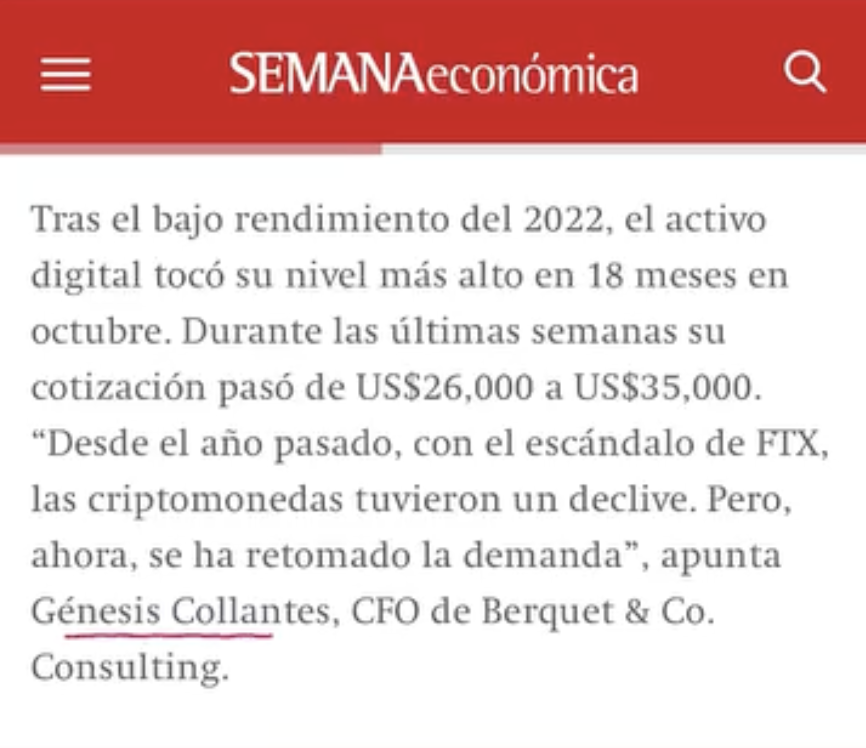 SEMANA ECONOMICA BITCOIN